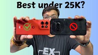Nothing phone 2a vs Moto Edge 50 neo || Best smartphone under 25000 rupees