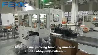 Facial tissue film packaging high speed soft bag paper packing machine