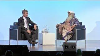 Sadhguru in conversation with Erik Solheim