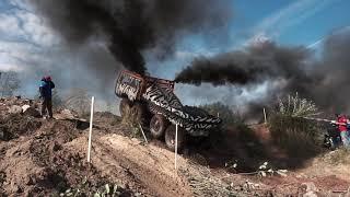 Big Diesel Trucks Rolling Coal at Truck Trial