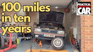 We bought a limited edition 205 GTI that'd been neglected for years. Can we get it road legal?