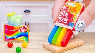 Amazing KitKat Cake DessertBest Miniature Rainbow Chocolate Cake Decorating Recipes