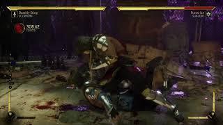 Mortal Kombat 11 Sin Blade combo into DEMON SLAM!!!!!