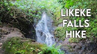 Likeke Falls Trail and V Falls | Best Hikes on Oahu | HAWAII Waterfalls