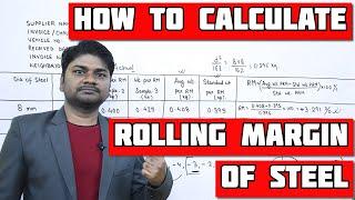 How to Calculate Rolling Margin of Reinforcement Steel at Site for Billing | By Learning Technology