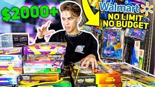 INSANE *NO BUDGET* POKEMON CARDS SHOPPING SPREE HAUL AT WALMART!! $1200 SPENT!! (Over $2000 Value)