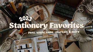 Favorite Stationery & Journaling Supplies I Pens, Washi Tape, Stickers & More 