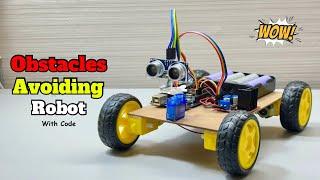 How To Build an Obstacle Avoiding Car | Obstacle Avoiding Robot | Electronic Projects