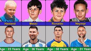 Famous Footballers Baby and Now