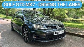 VW Golf GTD on Country Lanes: The Ultimate Fun Drive!