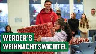 WEIHNACHTSWICHTEL ON TOUR I Werder-Profis erfüllen Geschenkewünsche I Wunschbaumaktion 2024