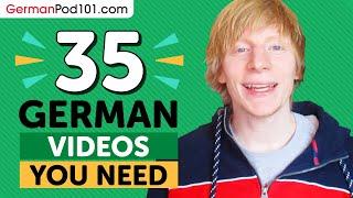 35 Beginner German Videos You Must Watch | Learn German