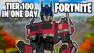 I Unlocked Optimus Prime in One Day and This Is How (Fortnite)