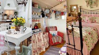 Country cottage shabby chic decorating ideas with rustic farmhouse elegance #cottage #farmhouse