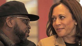 Kamala Harris Visits South Carolina Barbershop (with Uncle Luke)