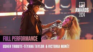 Teyana Taylor & Victoria Monét Have A "Bad Girl" Linkup For The Usher Tribute! | BET Awards '24