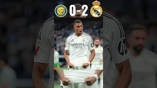 Al Nassr vs Real Madrid (4-3) Friendly match 2024 imaginary #youtube #short #football #cr7