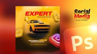 Creative Social Media Flyer Design °Photoshop Tutorial