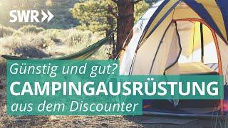 Campingausrüstung vom Discounter – günstig, aber auch gut? | Marktcheck SWR