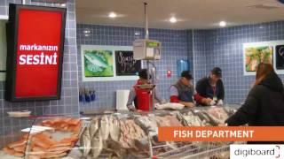 Digital Signage Installations at Migros Supermarkets - YCD