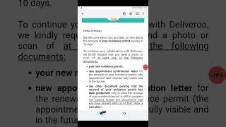 How to open your Deliveroo/Glovo I'd in case of delay in renewal of Residence permit.Deliveroo Rider