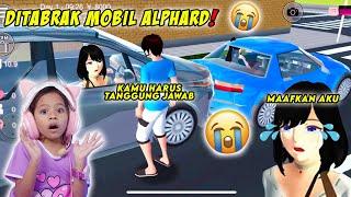 DRAMA 24 JAM NGIKUTIN MOBIL DEPAN‼️ MALAH DI TABRAK MOBIL ALPHARD‼️  SAKURA SCHOOL SIMULATOR