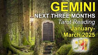 GEMINI "A BIG ACHIEVEMENT & HUGE SENSE OF RELIEF" Next 3 Months Tarot Reading - January-March 2025