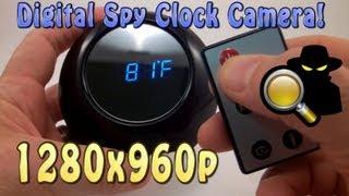 Digital Spy Clock Hidden Camera 1280x960 Video Resolution!