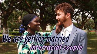 We are getting married ~ interracial couple