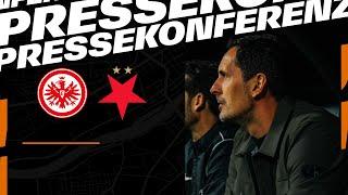 "Ein perfekter Freistoß!" I Pressekonferenz nach Eintracht - SK Slavia Praha