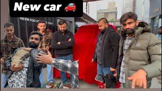 Taking delivery of new car ️ ​⁠​⁠@guruveervlogs ​⁠​⁠@PanwarBrothers ￼