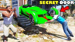 Franklin Found Secret Door Outside Trevor House In GTA 5 | SHINCHAN and CHOP