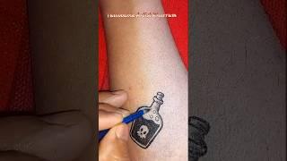 Poison Bottle Tattoo Designs For Men #tattoos #shorts #yts