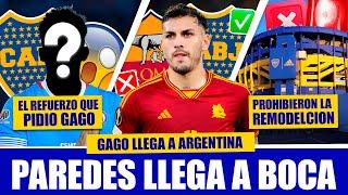 El REFUERZO CRACK que GAGO PIDIÓ para BOCA! ► CANCELAN la REMODELACION de la BOMBONERA? ► Llega Gago