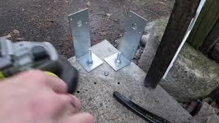 Fixing a Vinyl Fence part 1.