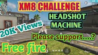 GARENA FREE FIRE| XM8 HEADSHOT CHALLENGE|#gaming #shorts #short #trending1#trending #viral #freefire