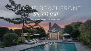 $8,495,000 Rare Quogue Beachfront Retreat