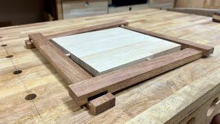 Another way to support a square without screws / Woodworking DIY