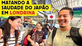 Um japonês matando a saudade do Japão em Londrina, Paraná