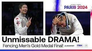 THE MOST AMAZING Gold Medal final in fencing history between Italy & Hong Kong  | #Paris2024