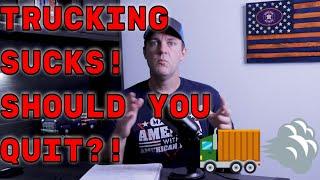 Why Truck Drivers QUIT and YOU SHOULD TOO!