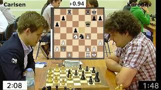 Carlsen - Korobov The Theatre of Chess (Live PGN)