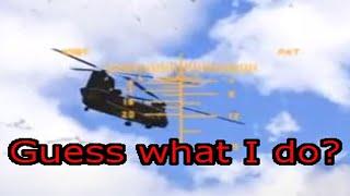 Did you REALLY just fly right over an enemy position?!?