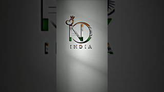 Republic day special 2025!! India name logo #logo #logodesign #logomaker #graphicdesign #shorts