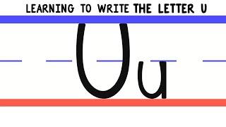 Write the Letter U - ABC Writing for Kids - Alphabet Handwriting by 123 ABC TV