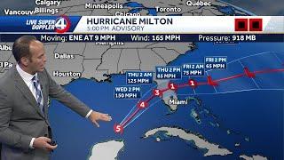 Milton forces storm, surge watches in South Carolina