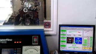 850 HP Chevy Supercharged 454 Dyno Run @ 6500 RPM - BDS 8-71 Blower