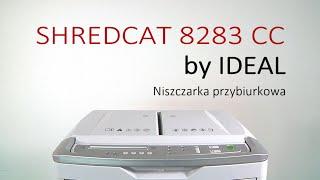 IDEAL 8283 CC idealna niszczarka do biura z automatycznym podajnikiem papieru