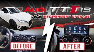 INFOTAINMENT UPGRADE for 2018 AUDI TT RS ANDROID Screen Apple CarPlay Android Auto Google Maps Waze