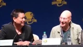 Harry Kim Stole Picard's Shirt . Patrick Stewart laughs at Voyager Recycling TNG Stuff